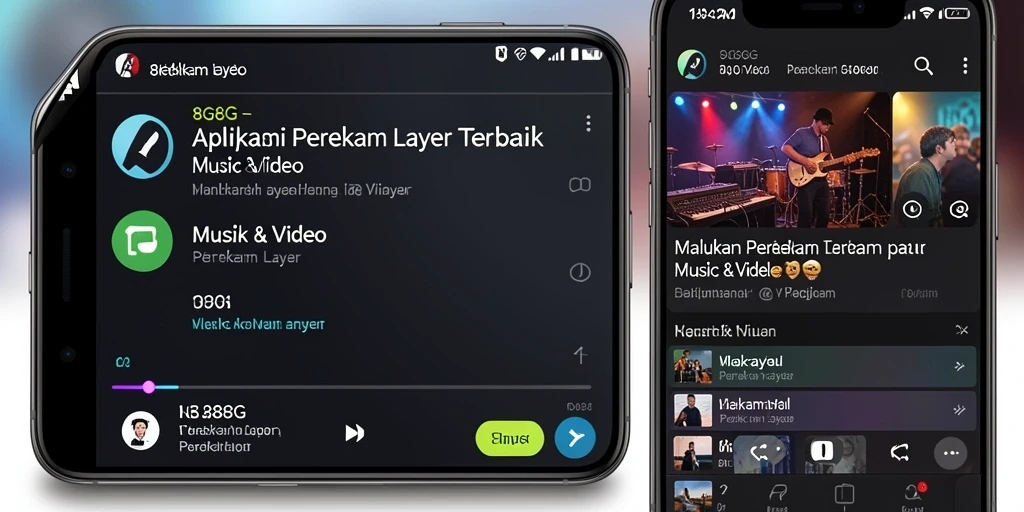 Antarmuka perekaman layar 8G8G yang sederhana dan efisien.