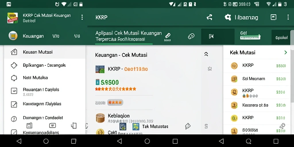 Antarmuka KKRP menampilkan fungsi Cek Mutasi dengan jelas dan informatif.